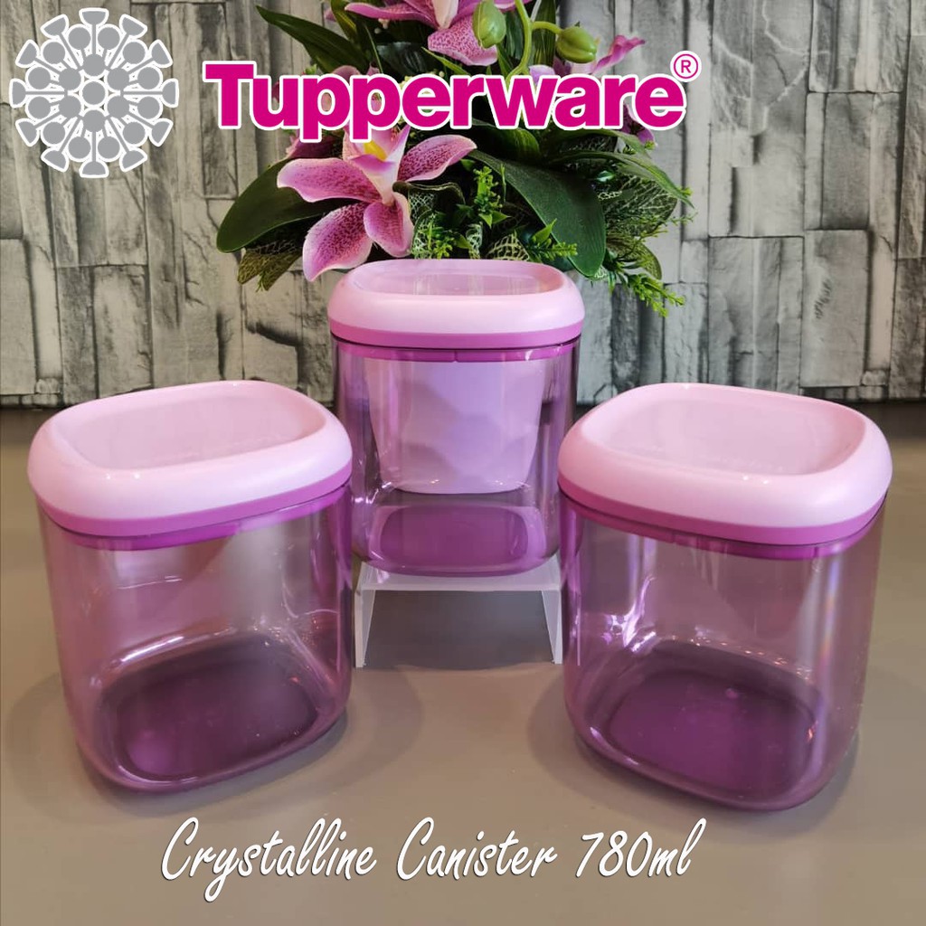 Tiffin Tupperware Set Tupperware Lunch Box Mangkuk Tingkat Tupperware Ready Stock Original Tupperware Crystalline Ca