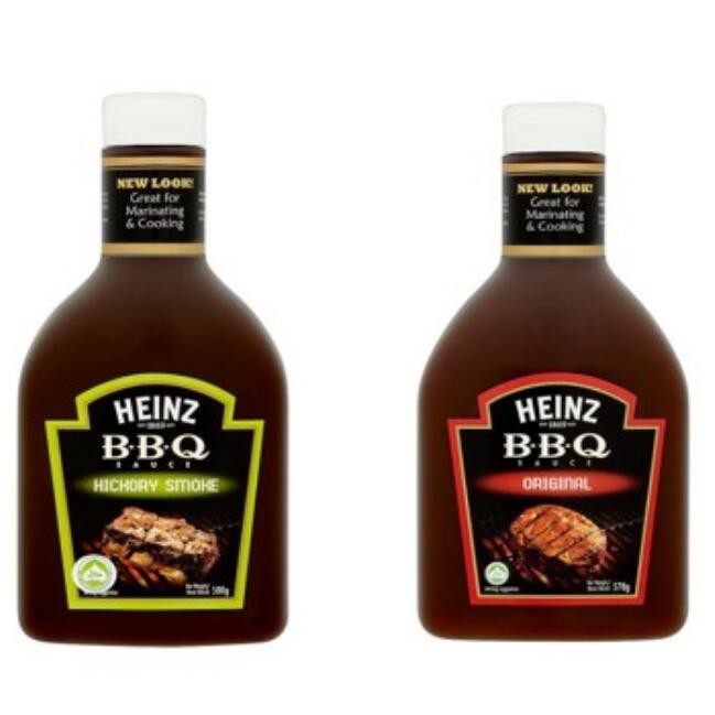 HEINZ Original BBQ sauce 570g / Hickory Smoke BBQ sauce/ Chicken&Ribs