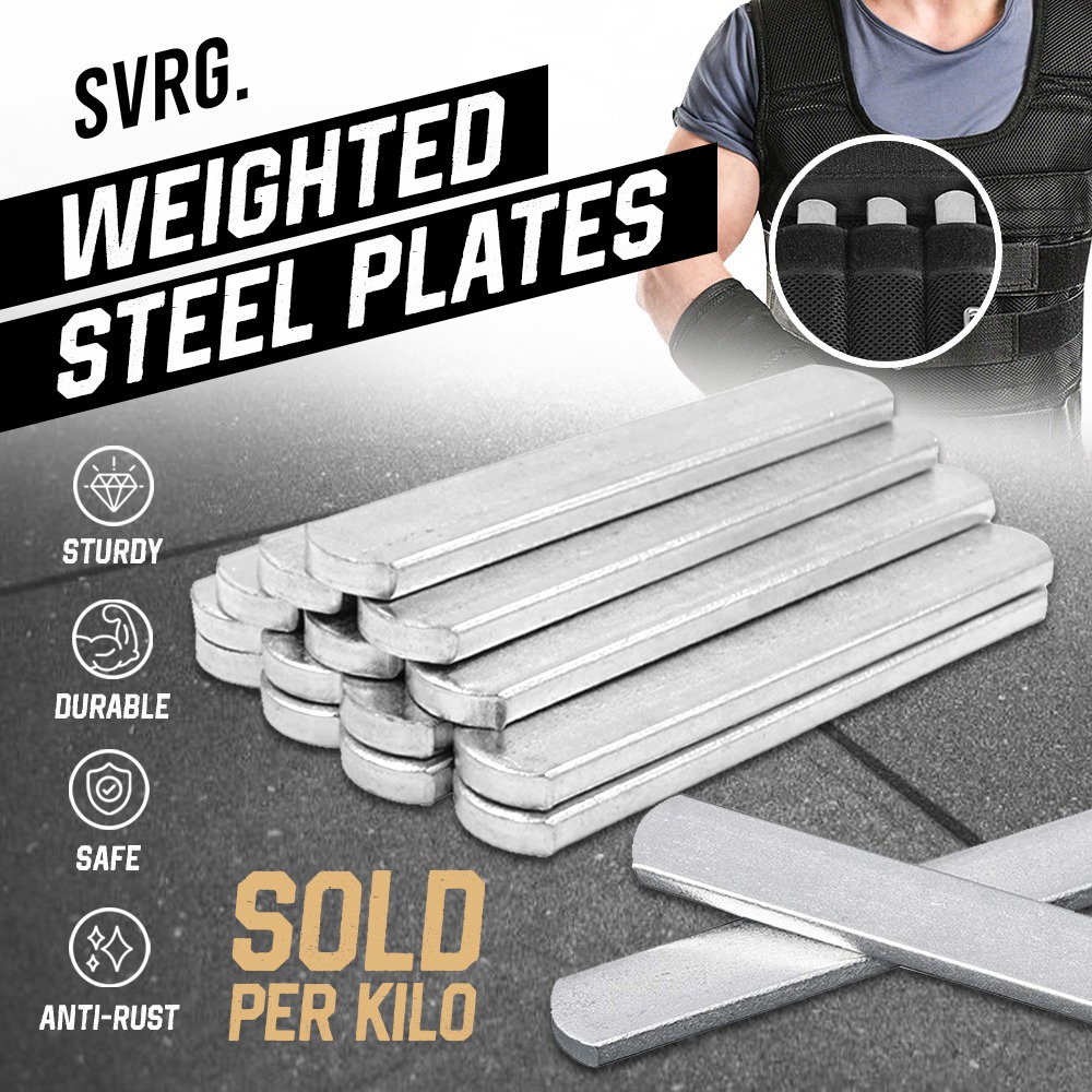 Svarga Weighted Steel Plates Weight Vest Plates Hand Foot Weights