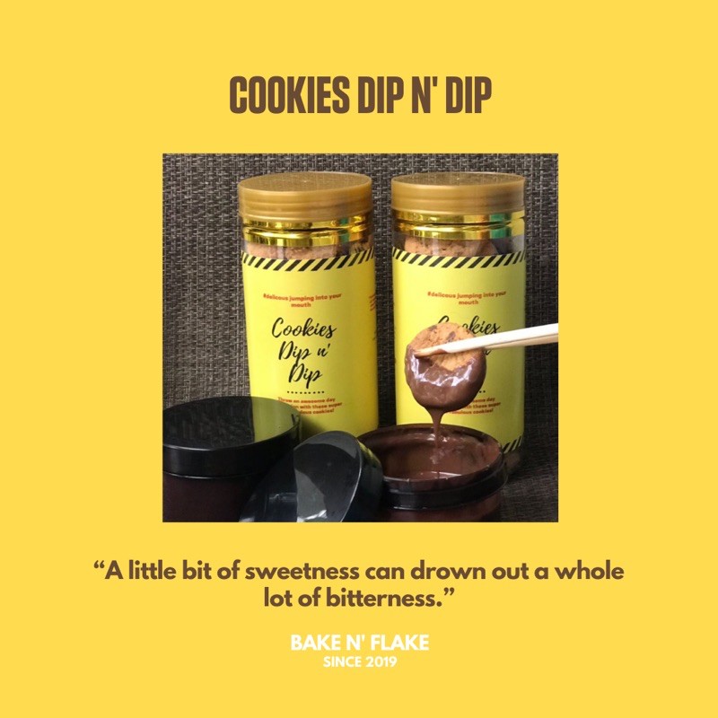 Cookies Dip N Dip By Bake N Flake Shopee Malaysia