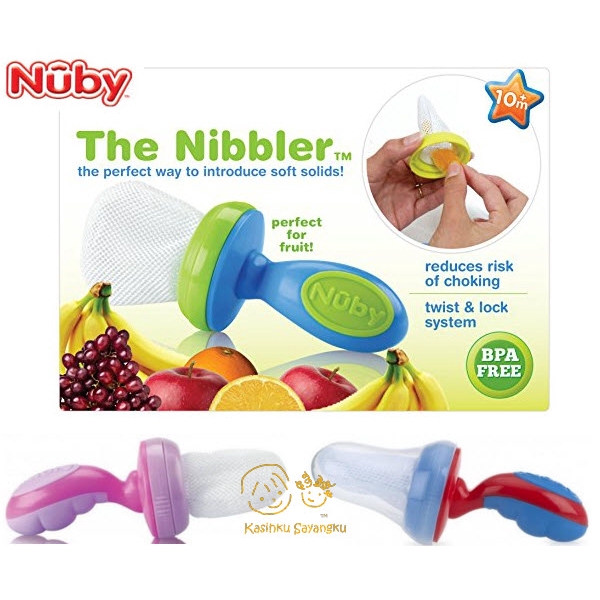 Nuby Nibbler Mesh Feeder With Cover 1pk Shopee Malaysia