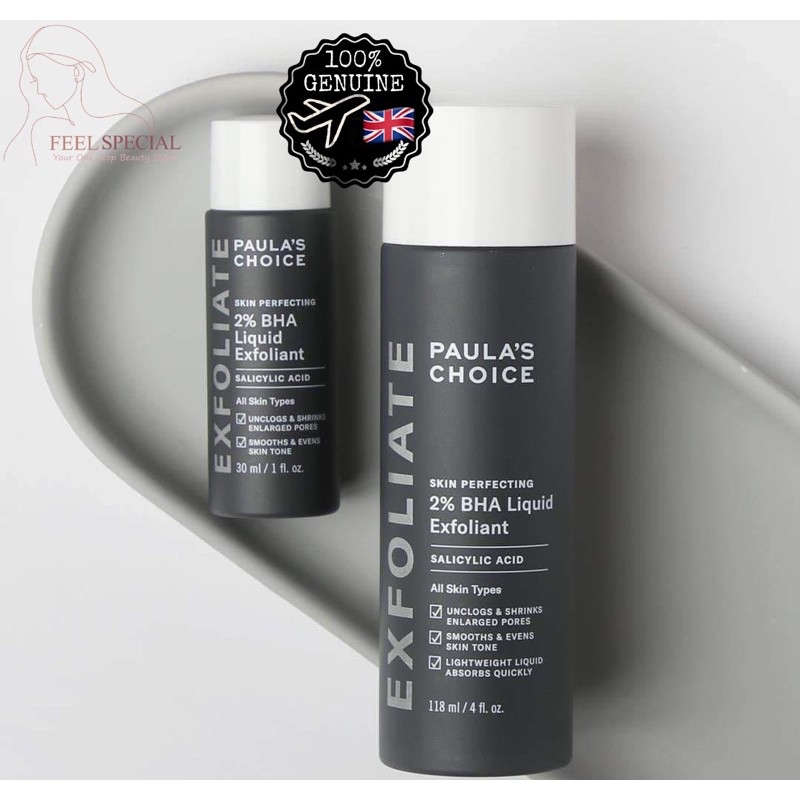 KL READY STOCK ?? | PAULA'S CHOICE Skin Perfecting 2% BHA (SA - Salicylic  acid) Liquid Exfoliant (30ml / 118ml) | Shopee Malaysia