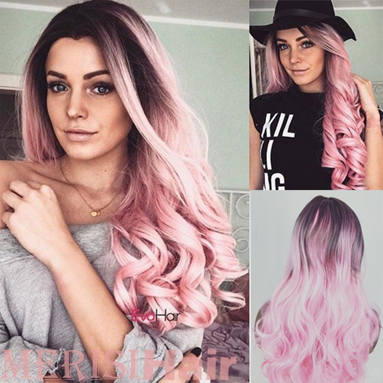 European And American Doll Whole Head Wig Ladies Long Curly Hair