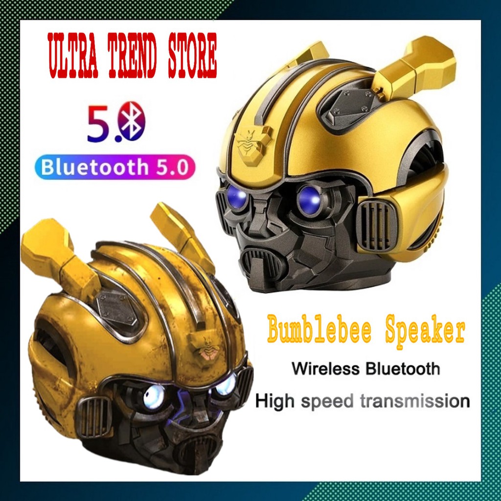 Bumblebee Bluetooth Sub Woofer Wireless Speaker Transformers TF Card ...