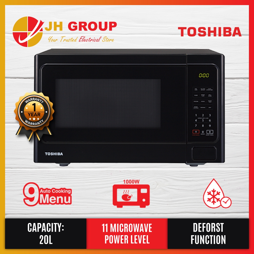 TOSHIBA 20L MICROWAVE OVEN w GRILL 800W ERSGS20(K)MY ERSGS20 Shopee Malaysia