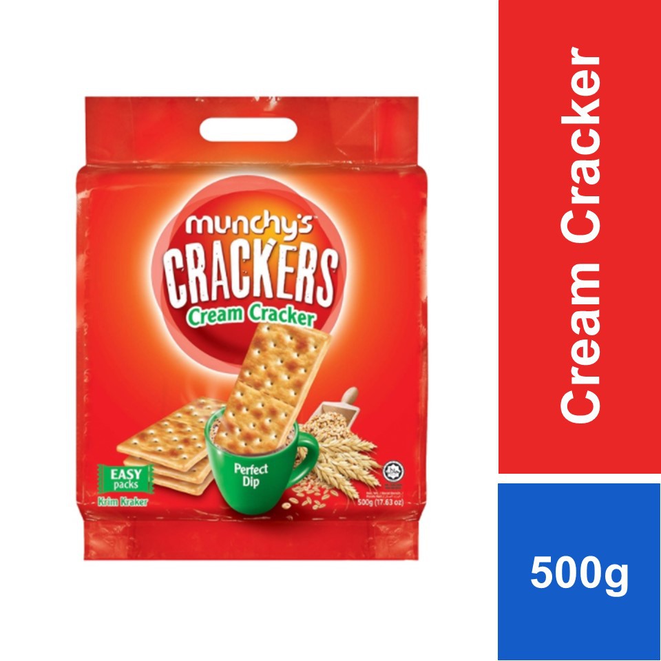 Munchy's Crackers Cream Cracker (500g) Shopee Malaysia