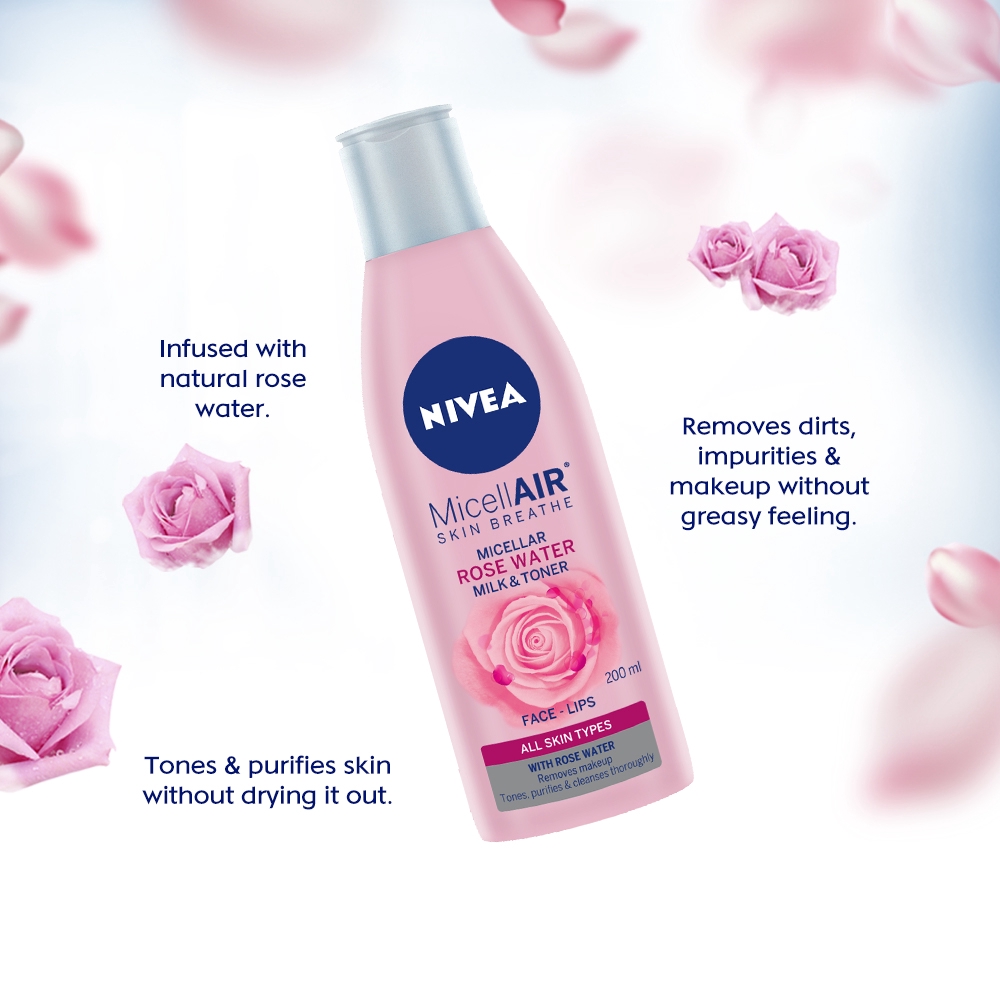 nivea toner rose water