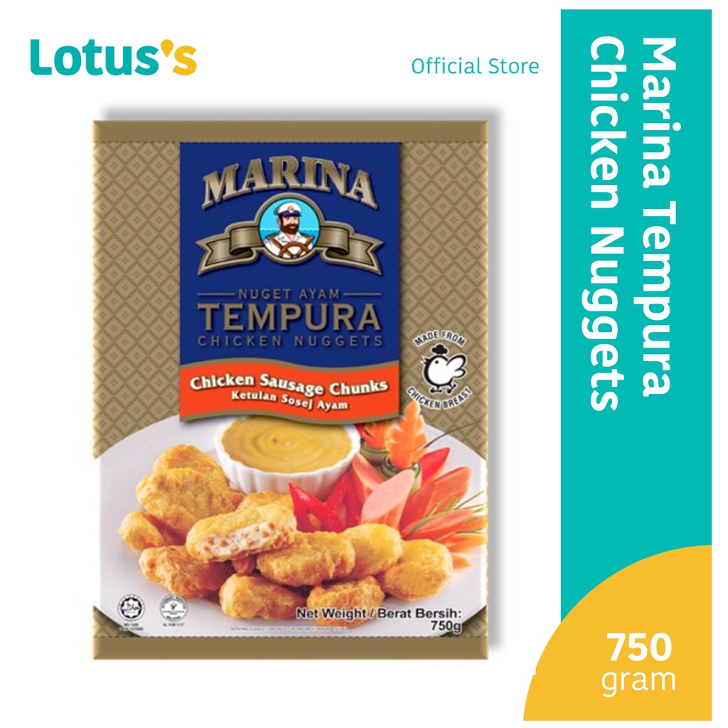 Marina Tempura Chicken Nuggets Chicken Sausage Chunks 750g Shopee