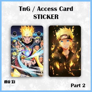 10Pcs/Set Naruto Crystal Card Stickers Japanese Anime Poster Photo For Gift 