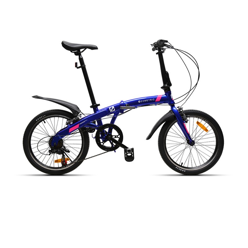 geometric folding bike