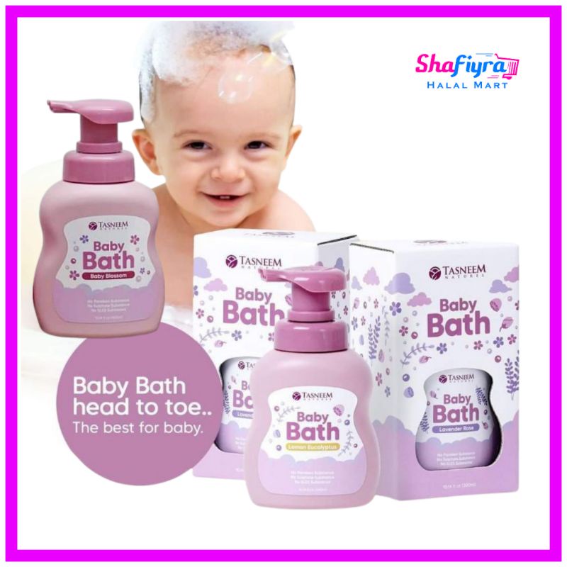 HeadtoToe Baby Bath Tasneem Naturel Mandian Baby Lavender Rose