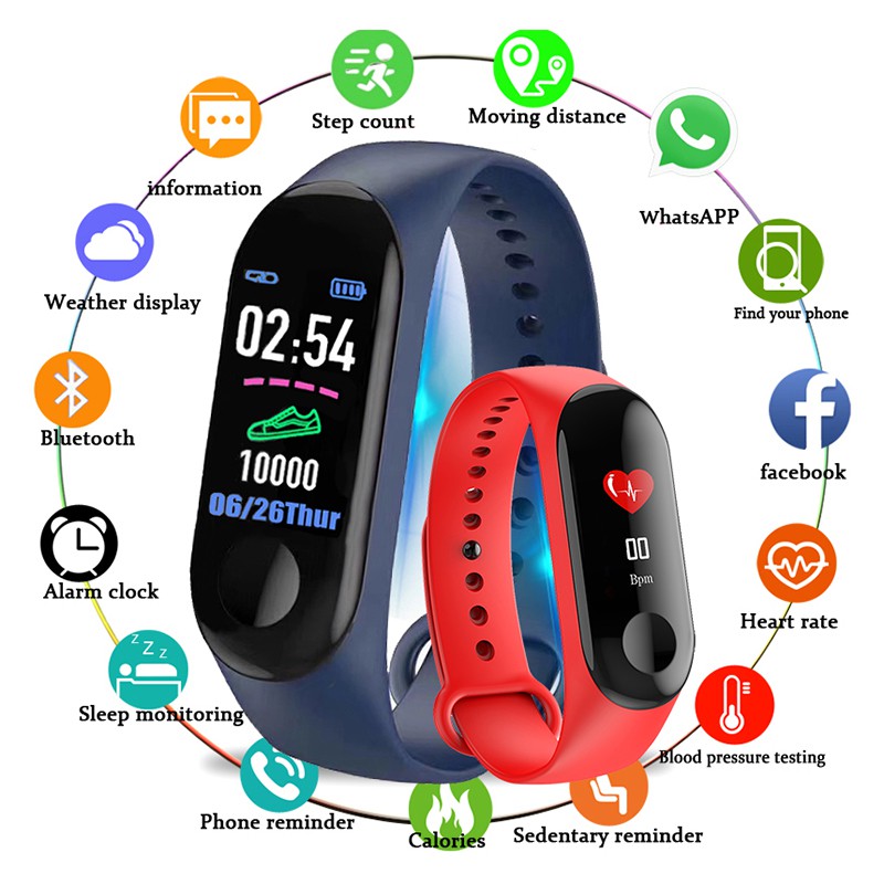 m3 plus bluetooth smart bracelet