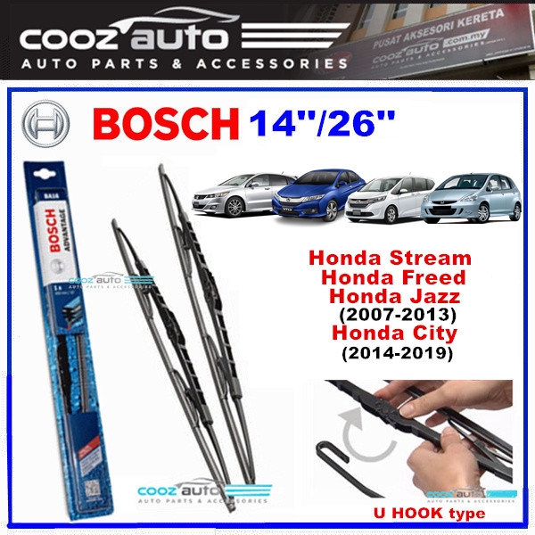 Honda City 20142019 /Freed / jazz 20072013 / stream (26" / 14") Bosch