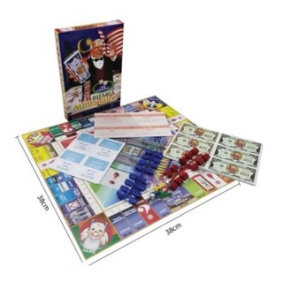 现货 Stock In Malaysia 经典桌游百万富翁 亿万富翁 中文版 附送塑料收纳盒jutaria Millionaire Boardgame Free With Plastic Storage Box Shopee Malaysia