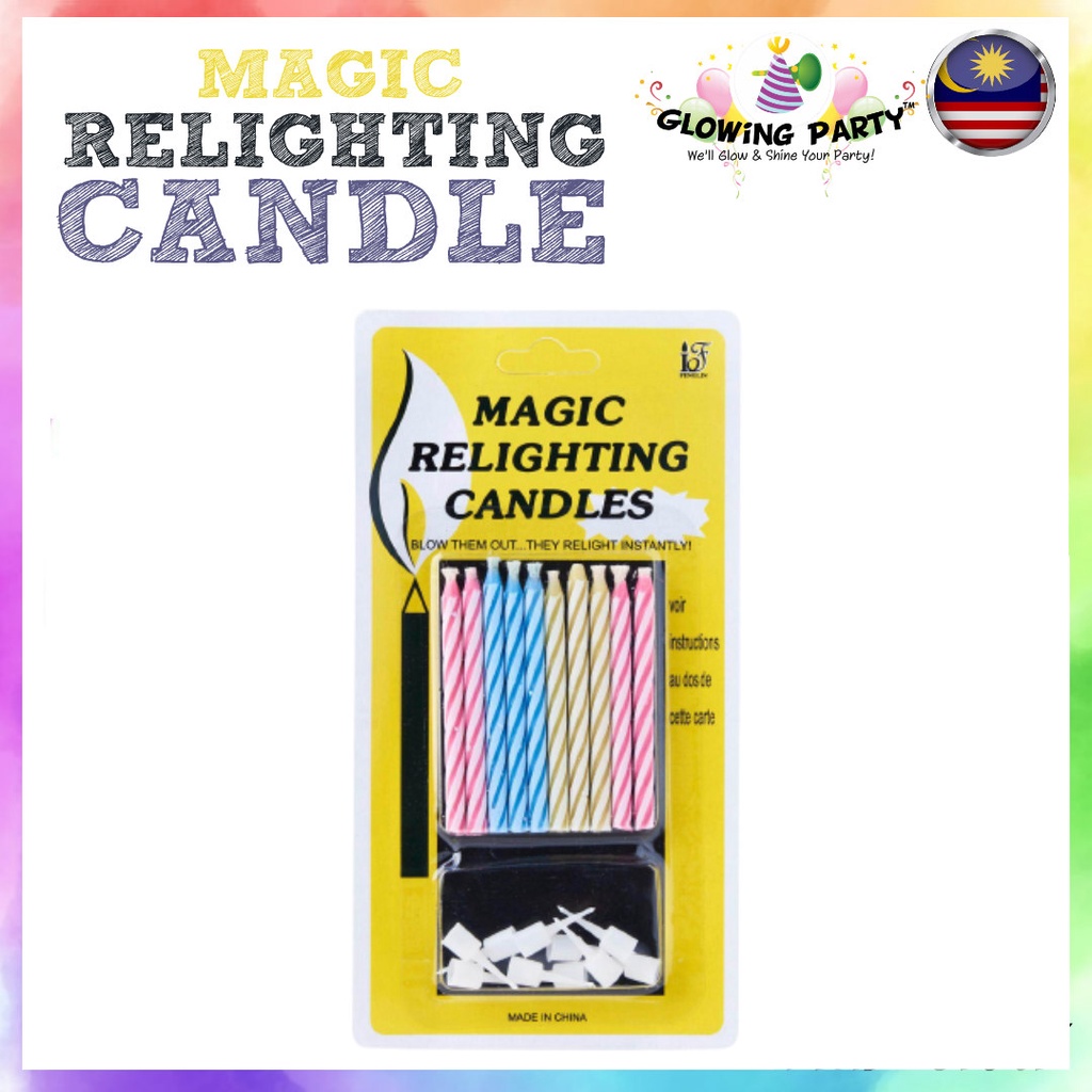 Candle Magic Relighting Candle Shopee Malaysia