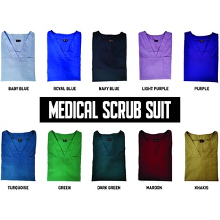 Medical Scrub Suit Unisex (Ready Stock)