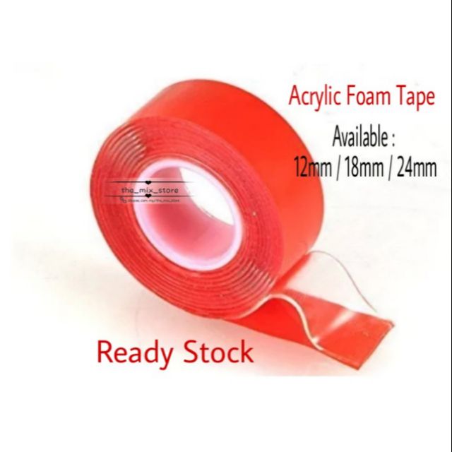 Clear Acrylic Foam Tape Transparent Double Sided Tape Shopee Malaysia