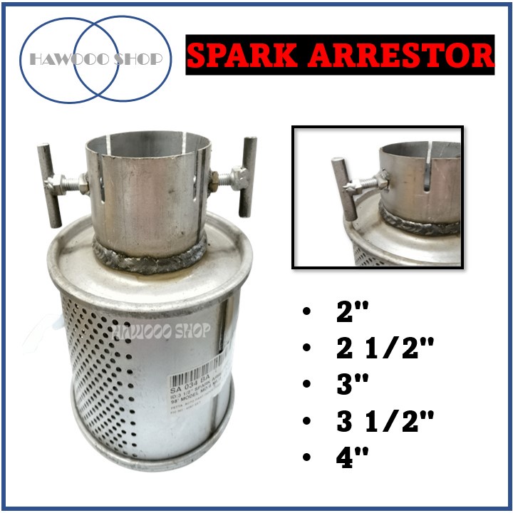 Spark Arrestor for Car Exhaust/Truck 2" & 2 1/2" & 3" & 3 1/2" & 4