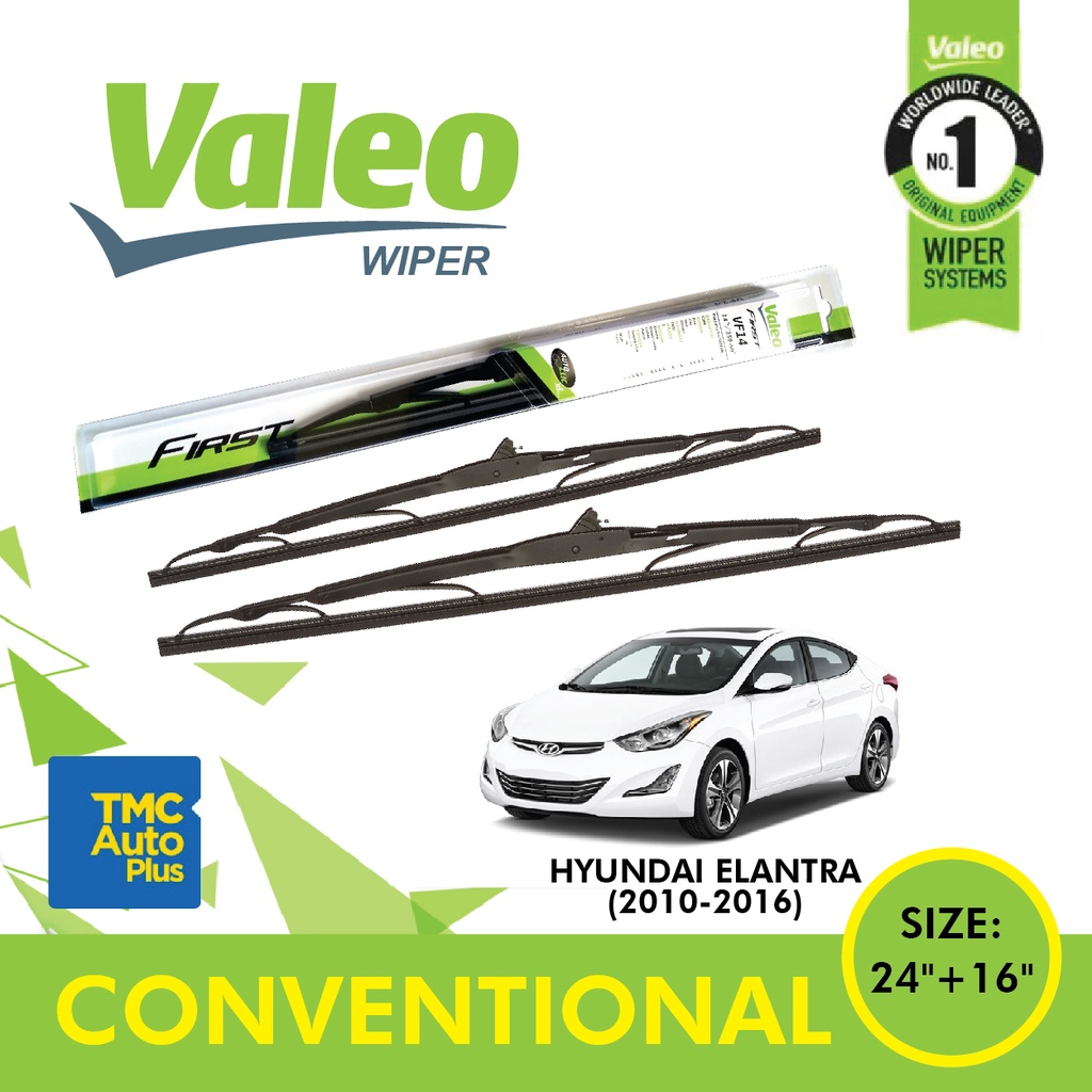 VALEO Conventional Wiper Blade HYUNDAI ELANTRA (20102016) (26"+14
