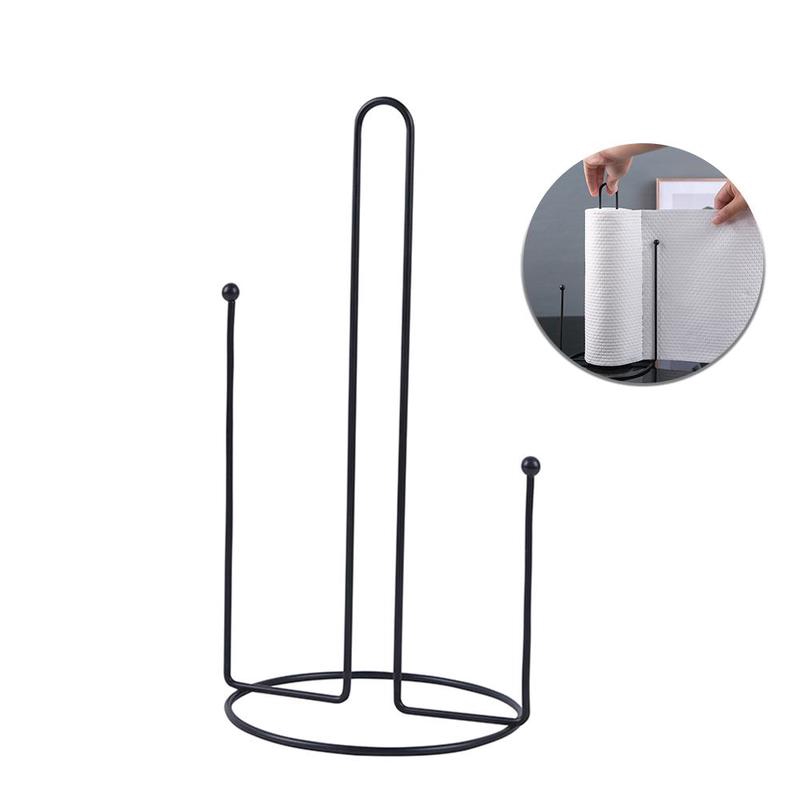 Kitchen Toilet Kitchen Roll Paper Holder Iron Black Paper Towel Holder Toilet Paper Holder Paper Towel Holder Shopee Malaysia