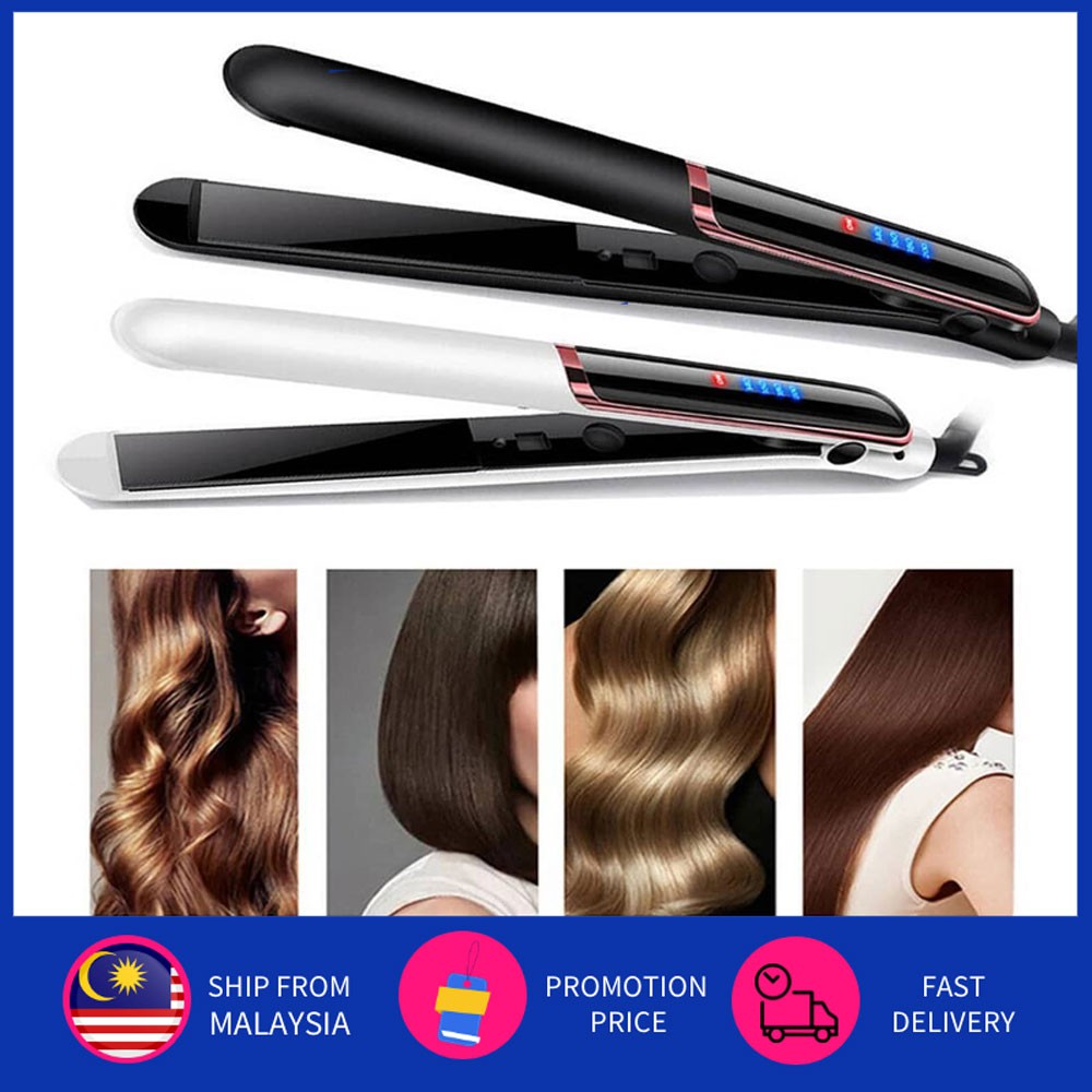 🔥READY STOCK🔥 Hair Straightener Tools 4 Adjust Temperature Level Electronic Iron Beauty Hair Hair Straightening U YR-955