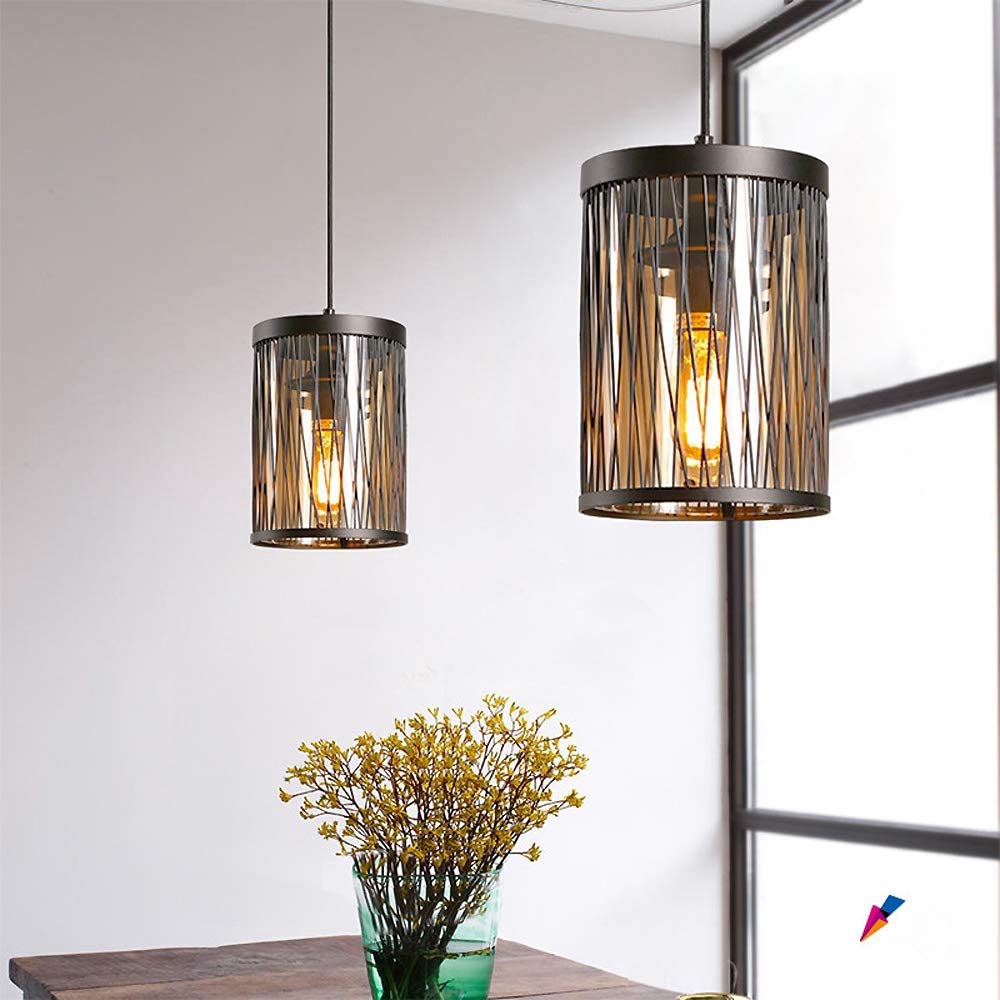 Adjustable Height Pendant Lamp E27 Industrial Ceiling Light Glass Hanging Lamp For Dining Room Restaurant Cellar Shopee Malaysia