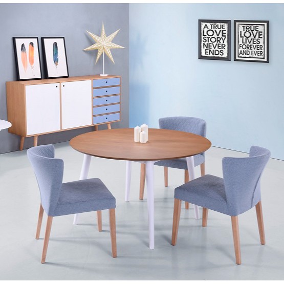 Ready Stock ] 92013 Wooden Dining Table 90 cm / 4 Person Table / Meja Makan  / 餐桌 | Shopee Malaysia