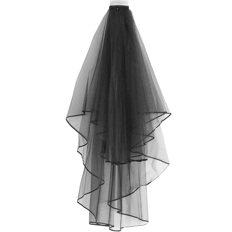 Halloween Corpse Bride Wedding Veil Roses Fancy Dress Day Of The