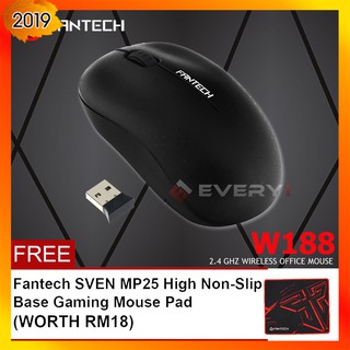Fantech W188 1200DPI 10M Range USB Reliable Wireless Office Mouse