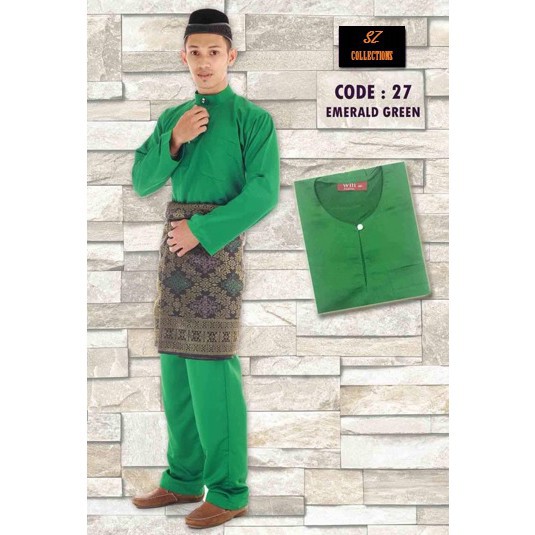 Baju Melayu Hijau Ready Stock Shopee Malaysia