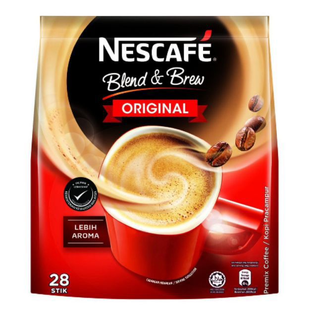 28x19g Packs Nescafe Original Blend Brew 3in1 3 In 1 Coffee Kopi Shopee Malaysia