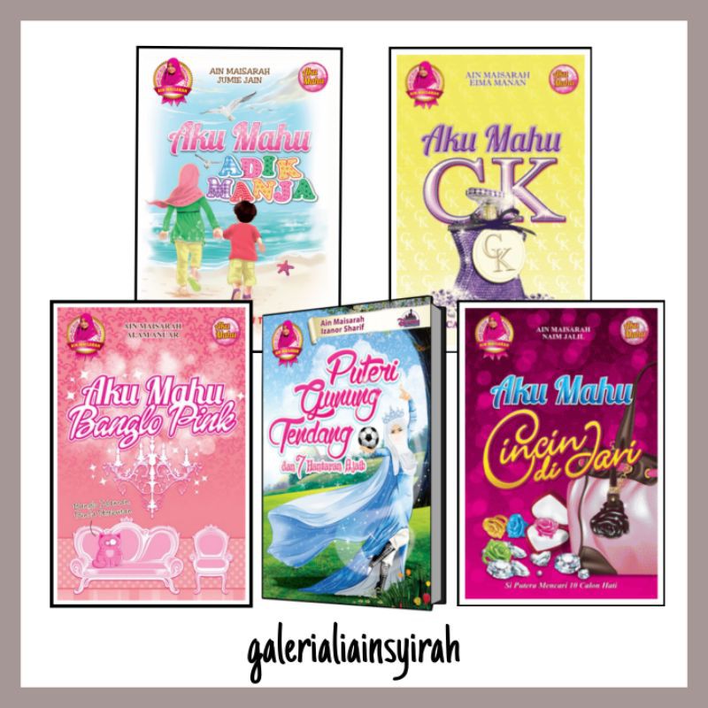Buy Novel Ain Maisarah Malay Books Buku Cerita Kanak Kanak Remaja Blink Books Seetracker Malaysia