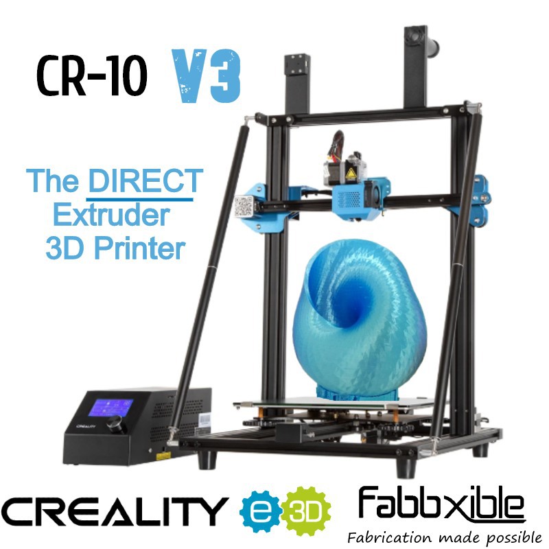 Creality 3D CR-10 V3 - E3D Direct Extruder 3D Printer | Shopee Malaysia