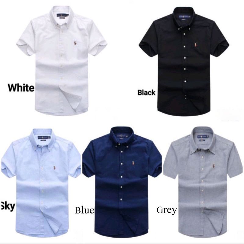 ?[Hot sale] ??Men's short Sleeve Fashionable Casual Oxford Cotton Shirt with pocket??
