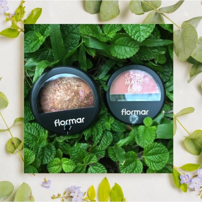 Flormar Satin Matte Blush On Compact Powder Highlighter Halal Shopee