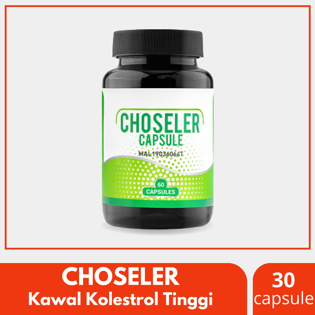 Choseler Ubat Kolestrol Tinggi Kawal Gula Dalam Darah Lulus Kkm Shopee Malaysia