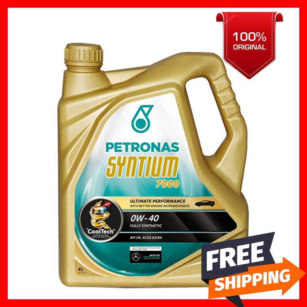 (100% Original) Petronas Syntium 7000 0W40 SN A3/B4 Fully ...