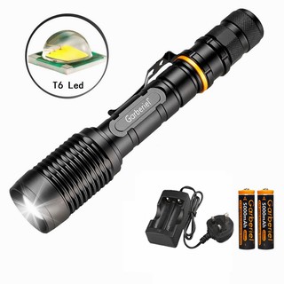 20000LM T6 LED Flashlight Magnetic Bright Lamp 3-Mode Zoomable Portable Torch UK