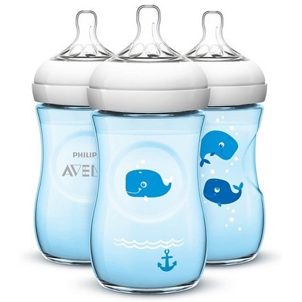 Philips Avent Natural 9oz Blue Whale Special Edition - 1 bottle ...