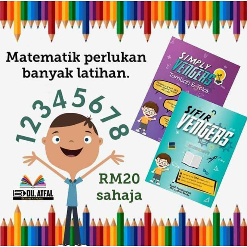 Ready Stock Buku Sifir Simply Vengers Tambah Tolak Darab Bahagi