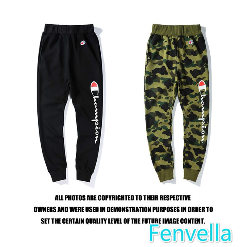 bape champion pants