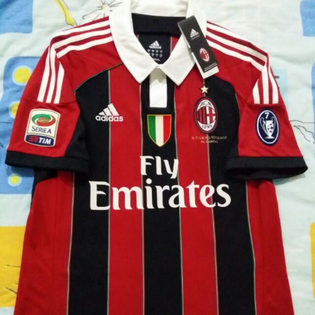 2012 13 Ac Milan Home Shirt With Inzaghi 9 Shopee Malaysia