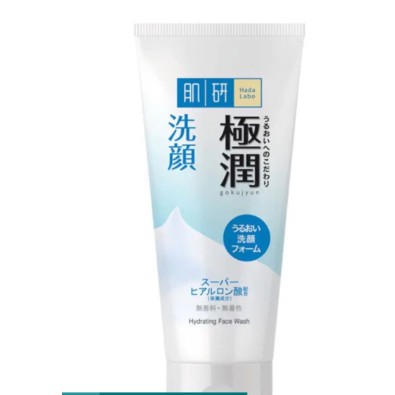 hada labo hydra whitening face wash
