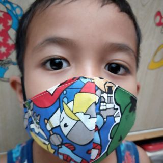 FACE MASK  FOR KIDS CUSTOM MADE HANDMADE Topeng muka 