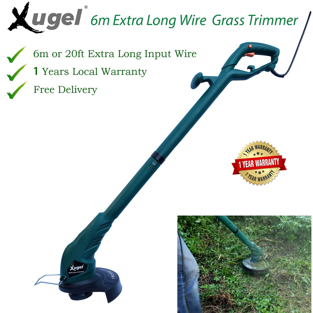 Xugel Grass Trimmer Grass Cutter Machine with 6 meter or 20ft wire