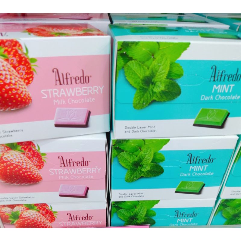 Coklat Langkawi Alfredo Double Layer Box Strawberry/Mint Milk & Dark ...