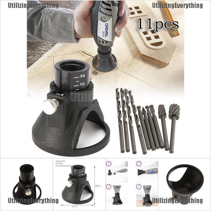 UtilizingEvery♬ Dremel Rotary Multi Tool Cutting Guide Hss Router Drill