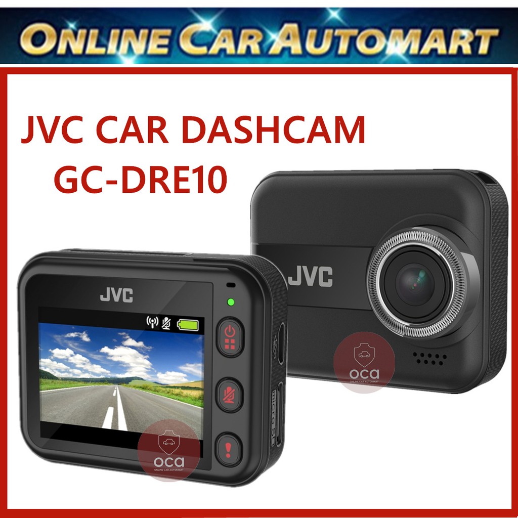 JVC GC-DRE10 Full-HD-Dashcam with Wi-Fi, 3-Axis G-Force Sensor and ...