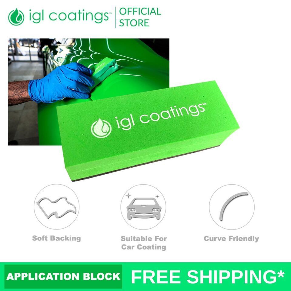 IGL Coatings Application Block - Ceramic Car Coating Sponge Applicator Block (10 Pcs)