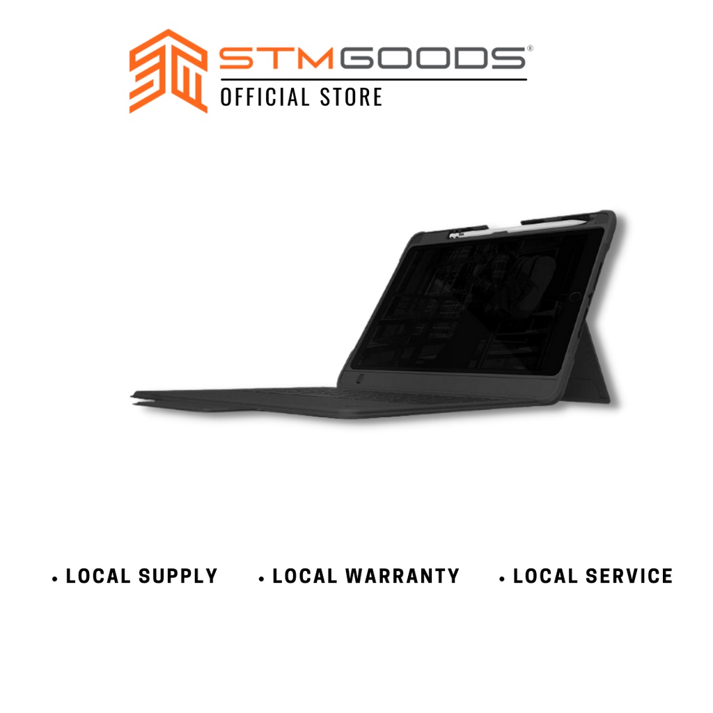 STM dux keyboard trackpad BT (iPad 7th/8th/9th gen) AP black Shopee